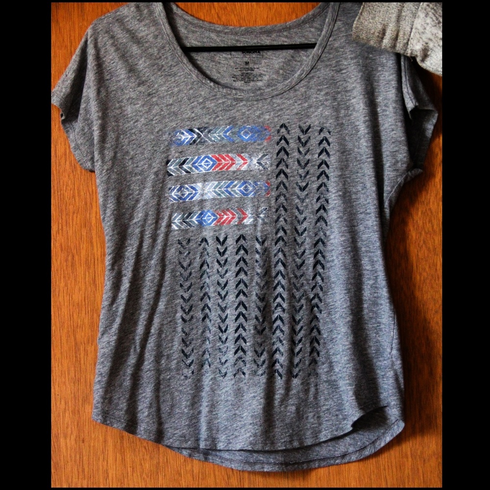 "🔥" metallic T-shirt